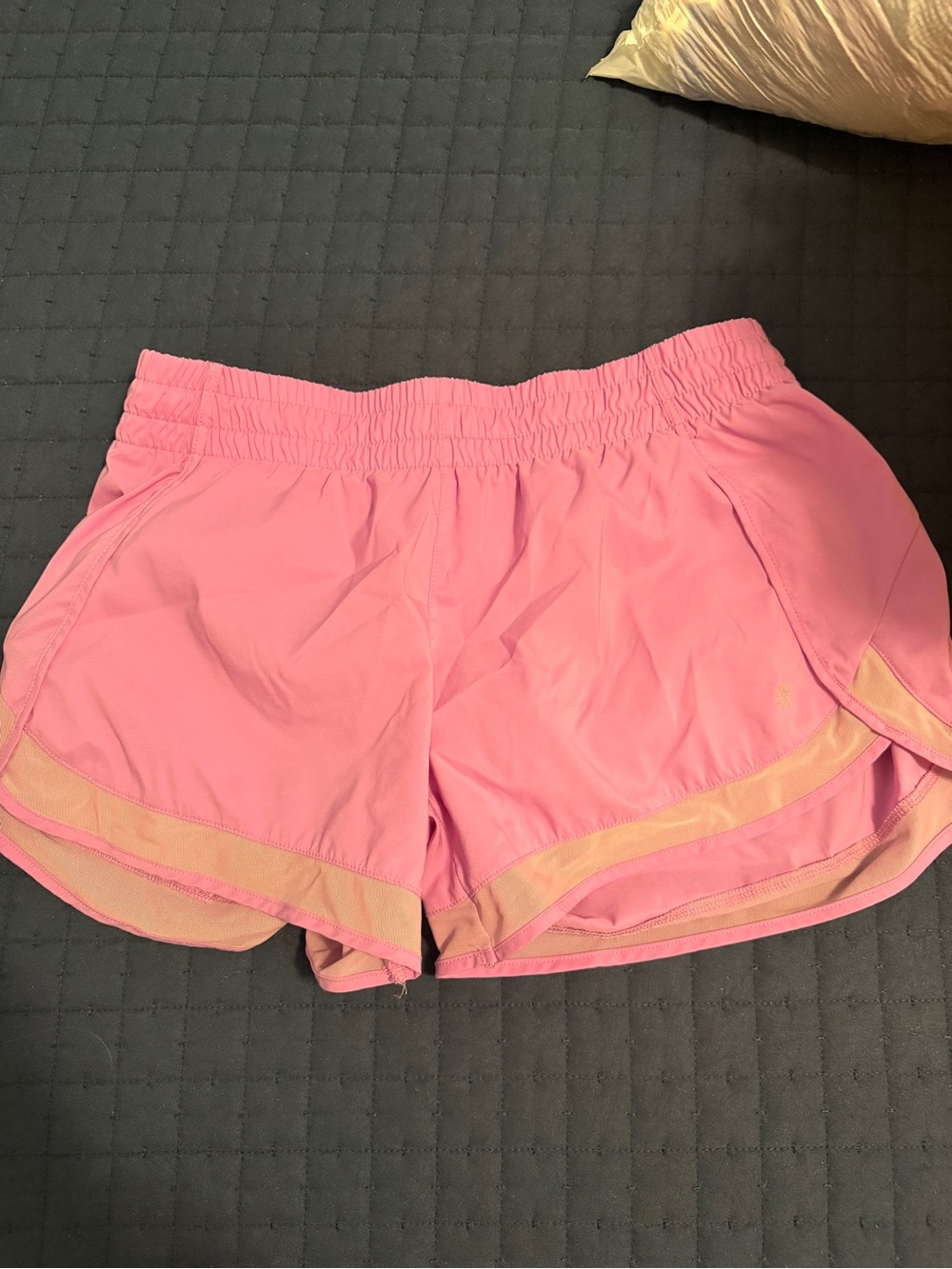Athleta Pink Two-Tone Women's Athletic Shorts